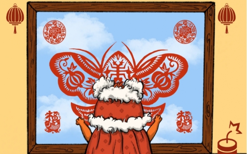 年味漸濃時(shí) - 臘月廿八，貼窗花